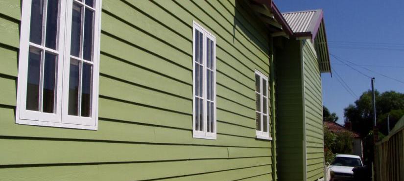 Exterior repaint of Weatherboard house in Palmyra
