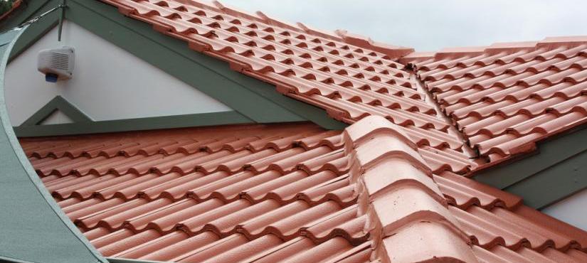 Spray painted roof
