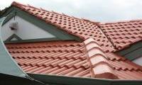 Spray painted roof