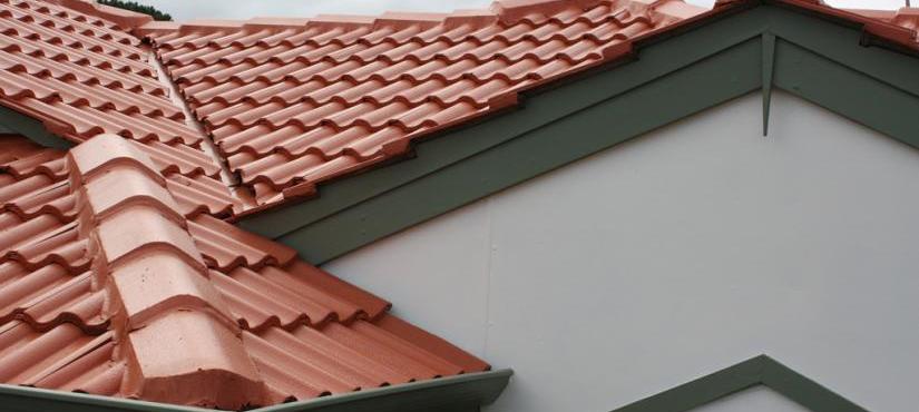 Spray painted roof
