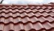 Spray painted roof