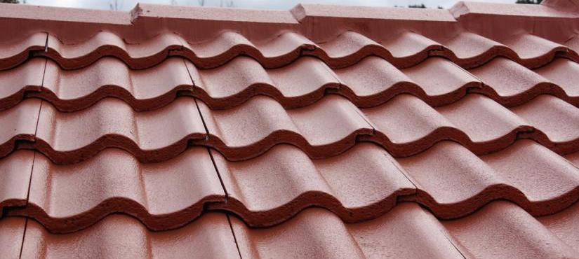 Spray painted roof
